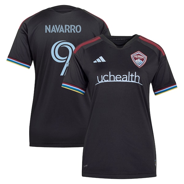 Adidas Rafael Navarro Black Colorado Rapids 2026 Colorful Colorado Replica Jersey 2026