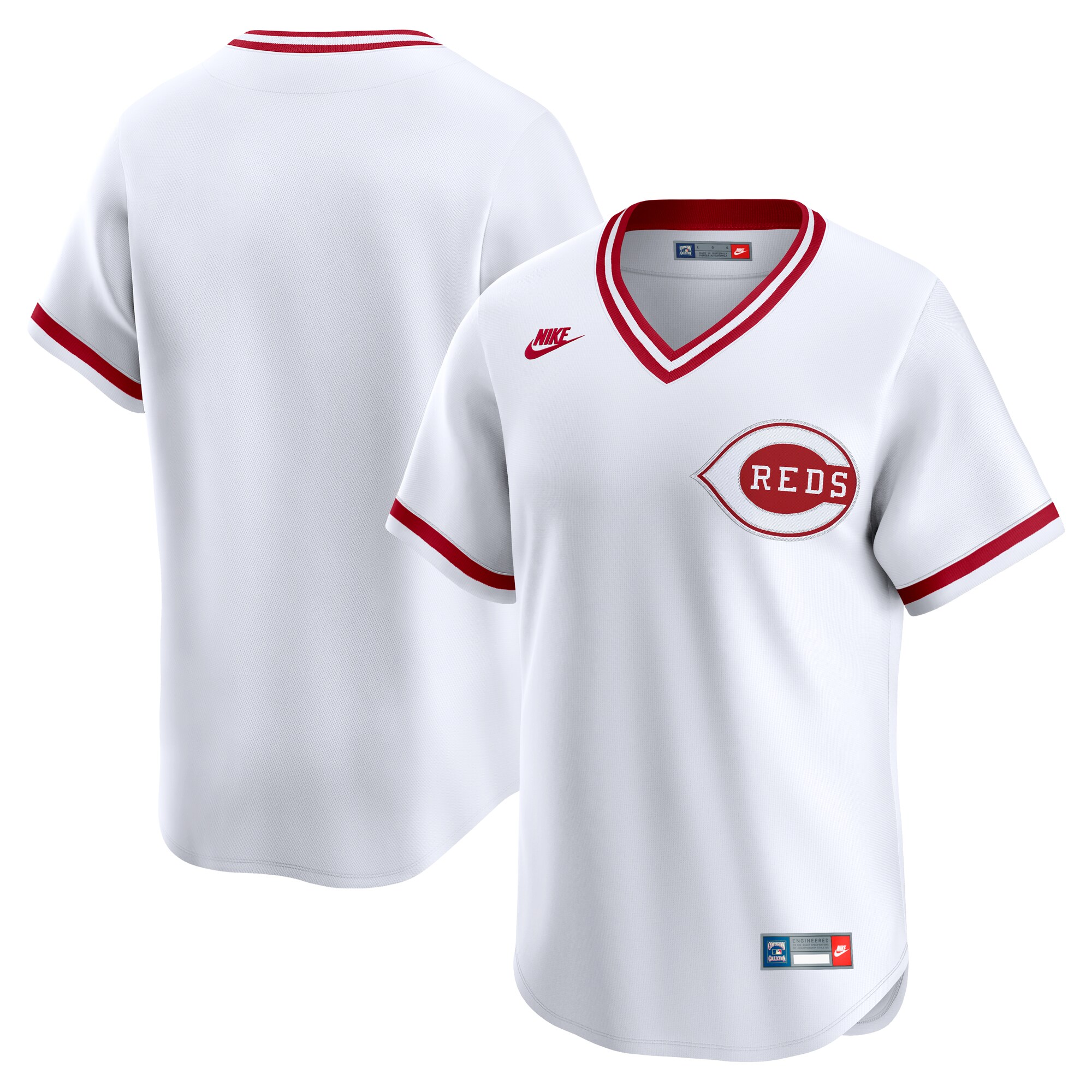 Cincinnati Reds Nike Cooperstown Collection Limited Jersey White 2025/26