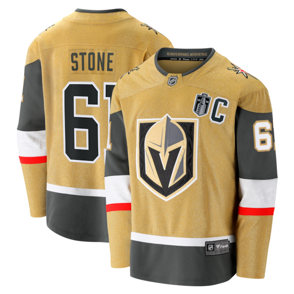 Mark Stone Vegas Golden Knights Fanatics 2026 Stanley CUP Final Breakaway Jersey Gold 2026