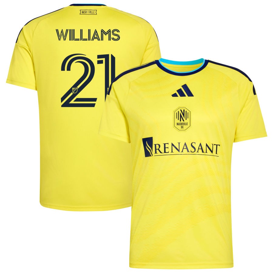 Nashville SC Adidas 2026 the Reverb Kit Replica Custom Jersey 2026