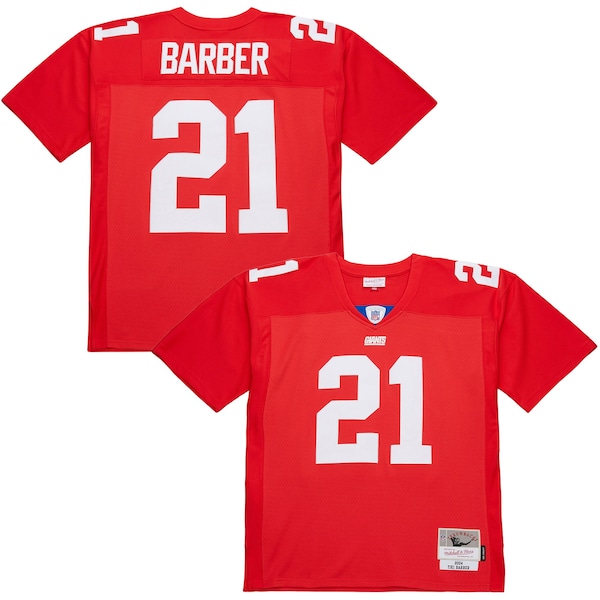 New York Giants Mens Mitchell Ness Tiki Barber 2004