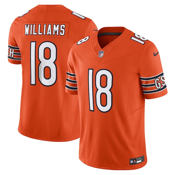 Caleb Williams Chicago Bears Nike Vapor Fuse Limited Jersey Orange 2025/26