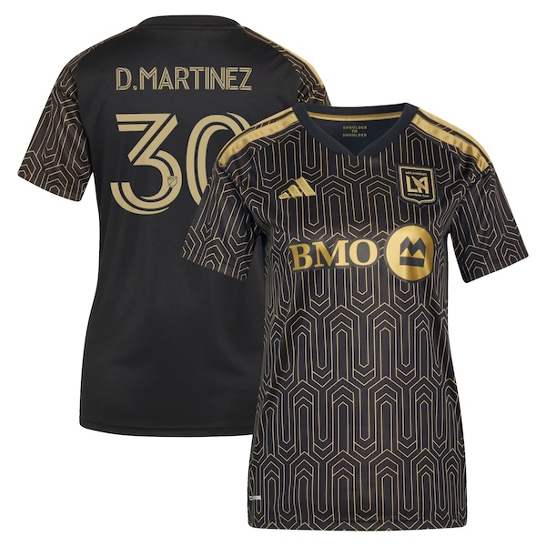 Los Angeles FC Adidas David Martinez Black Lafc 2026 Primary Kit Replica Jersey 2026