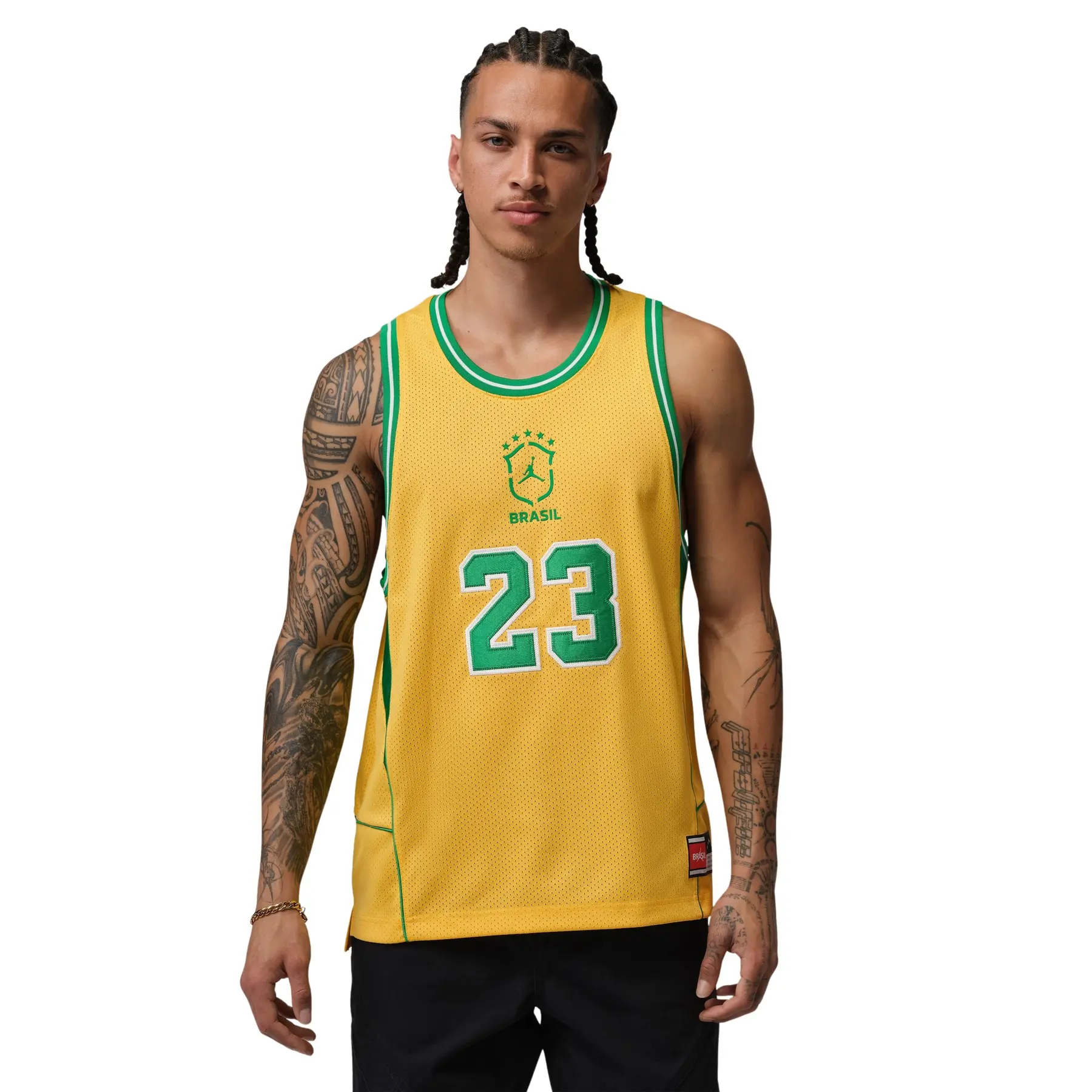 Brasilien Jordan Essentials Basketball Trikot Gelb 2026