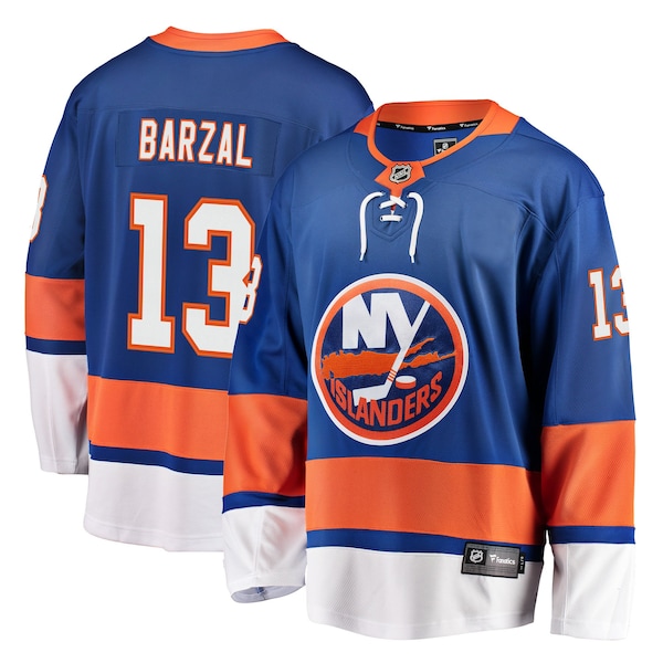 Mathew Barzal New York Islanders Fanatics Breakaway Player Jersey Royal 2025/26