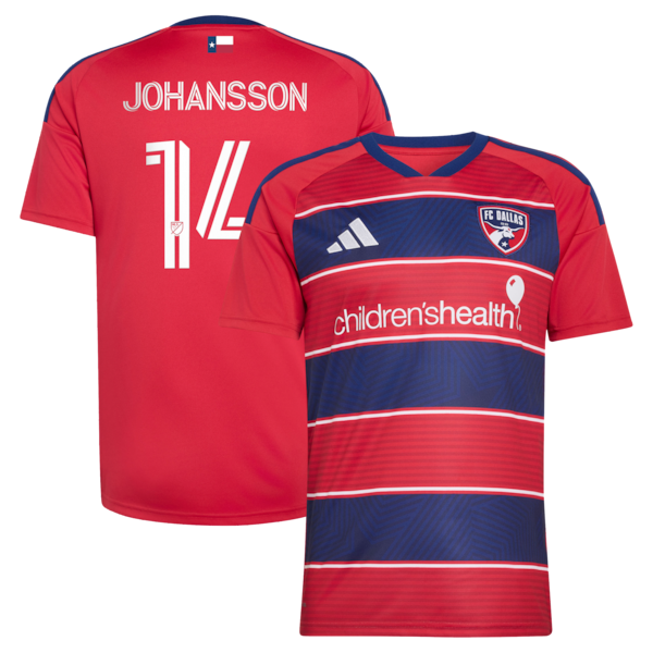 Herman Johansson FC Dallas Adidas 2026 DNA KIT Replica Jersey RED 2026