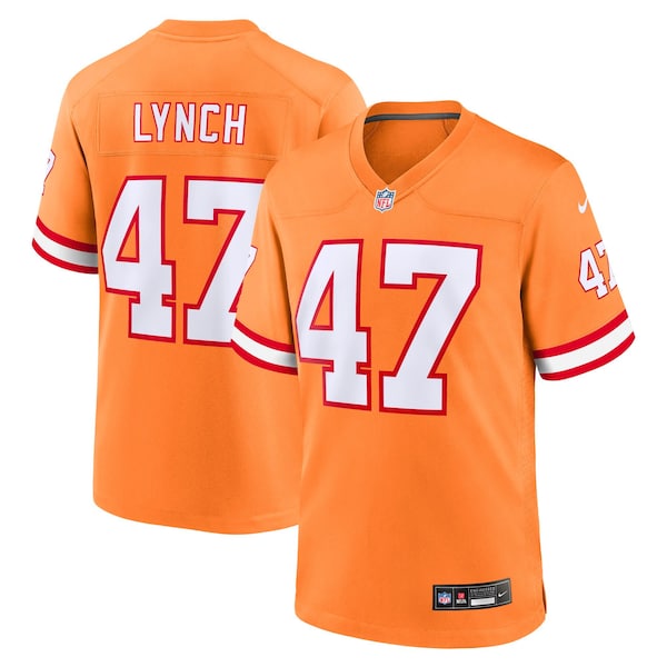 John Lynch Tampa BAY Buccaneers Nike Retired Player Game Jersey Orange 2026/27