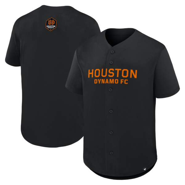 Houston Dynamo FC Fanatics Maximum Intensity Button UP Jersey Black 2026/27