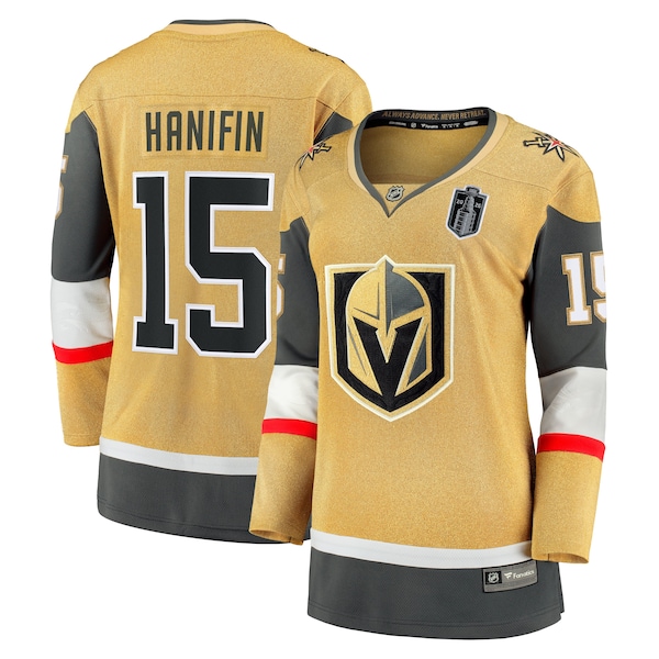 Noah Hanifin Vegas Golden Knights Fanatics Womens 2026 Stanley Cup Final Breakaway Jersey 2026