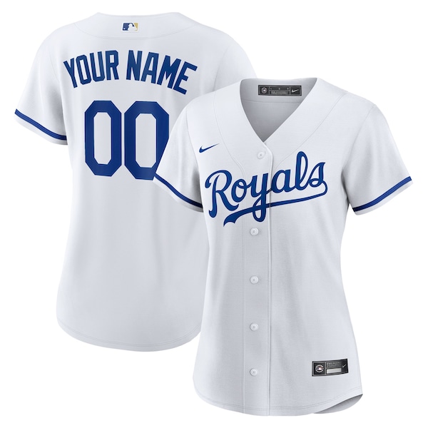 Kansas City Royals Nike Replica Custom Jersey White 2026/27