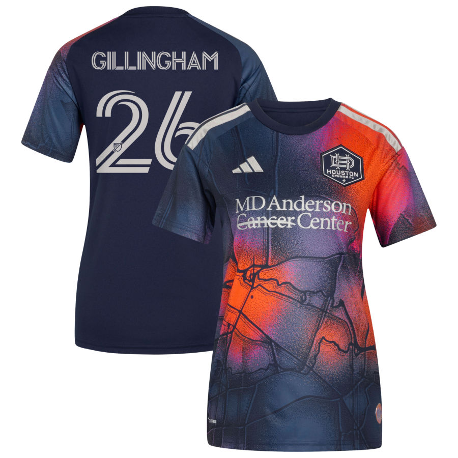 Adidas Jack Mcglynn Blue Houston Dynamo FC 2026 Mission Control Replica Jersey 2026