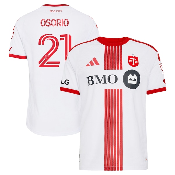 Jonathan Osorio Toronto FC Adidas 2026 Winter Kit On Field Authentic Patch Jersey 2026