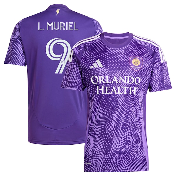 Orlando City SC Mens Adidas Luis Muriel Purple Orlando 2025