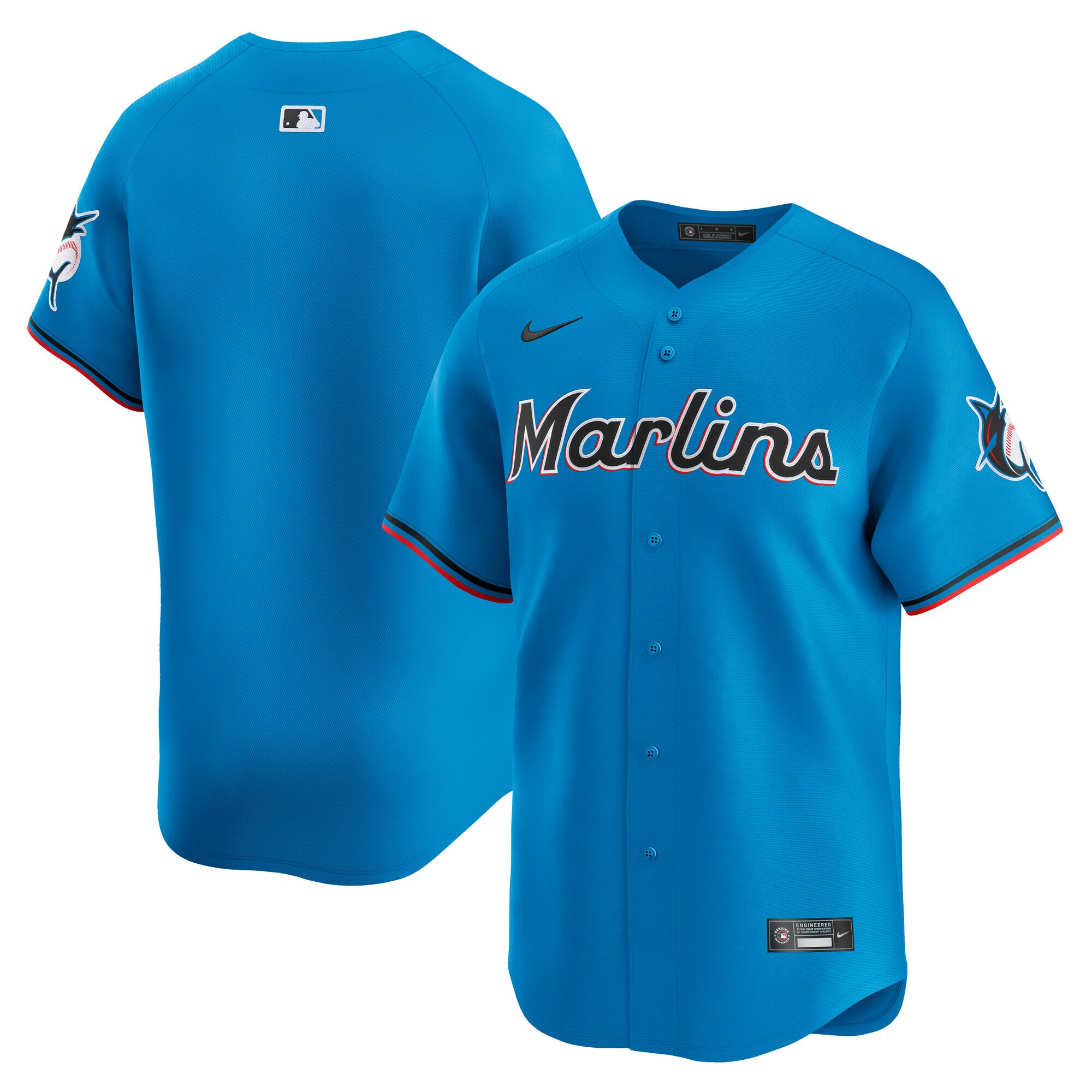 Miami Marlins Nike Limited Jersey Blue 2025/26