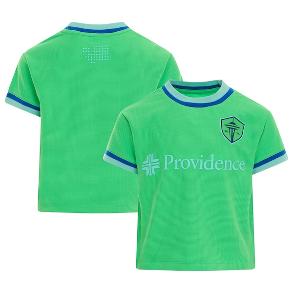 Seattle Sounders FC Adidas Toddler 2026 the Evergreen State Kit Replica Jersey Rave 2026