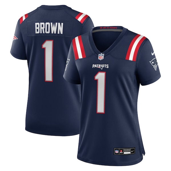 AJ Brown NEW England Patriots Nike Game Jersey Navy 2026/27