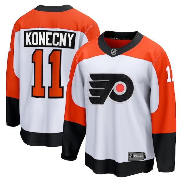 Philadelphia Flyers Fanatics Replica Away Jersey White Travis Konecny 2025/26