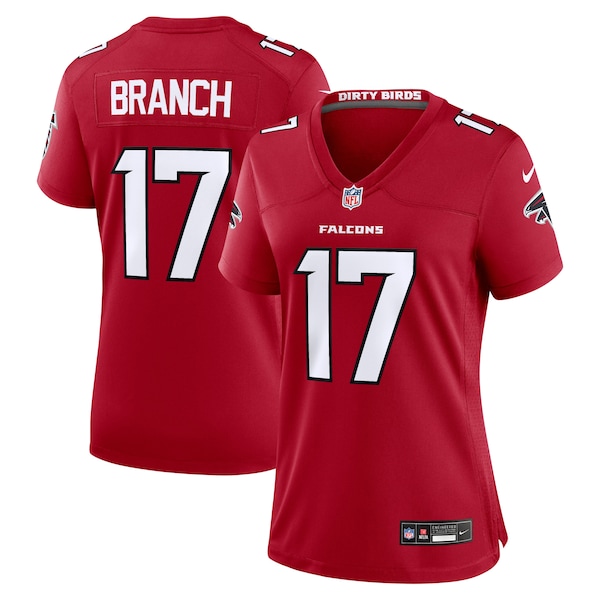 Zachariah Branch Atlanta Falcons Nike Team Game Jersey RED 2026/27