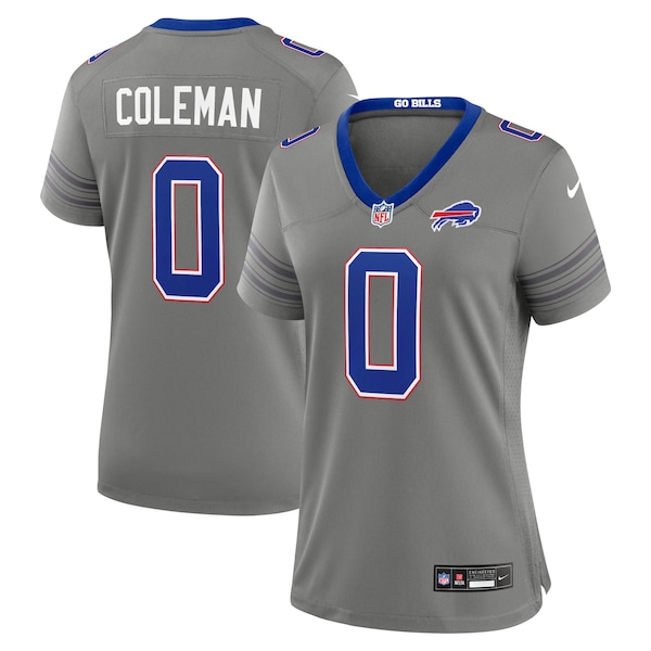 Keon Coleman Buffalo Bills Nike Nickel City Game Jersey Gray 2026/27