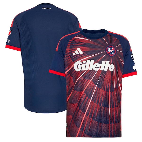 New England Revolution Adidas 2026 Independence Day On Field Authentic Patch Jersey 2026