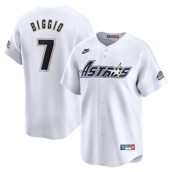 Craig Biggio Houston Astros Nike Throwback Cooperstown Collection Limited Jersey 2025/26