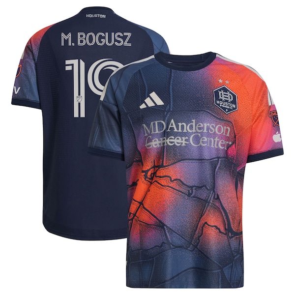 Mateusz Bogusz Houston Dynamo FC Adidas 2026 Mission Control On Field Authentic Patch Jersey 2026