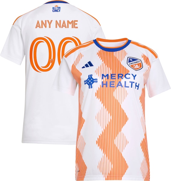 Adidas White FC Cincinnati 2026 the Seven Hills Kit Replica Custom Jersey 2026