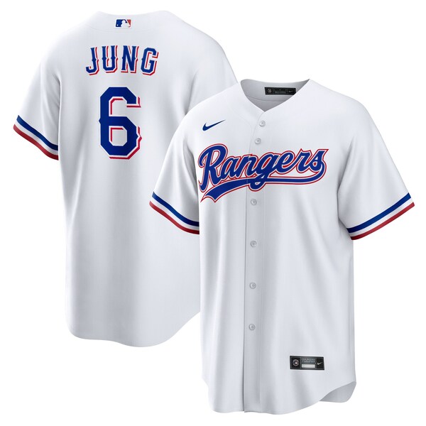 Josh Jung Texas Rangers Nike Replica Player Jersey White 2025/26