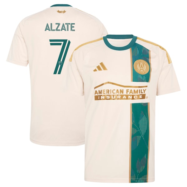 Steven Alzate Atlanta United FC Adidas 2026 Spirit of 96 Replica Jersey Tan 2026