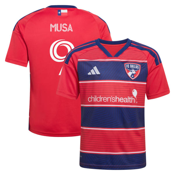 Adidas Petar Musa RED FC Dallas 2026 DNA KIT Replica Jersey 2026