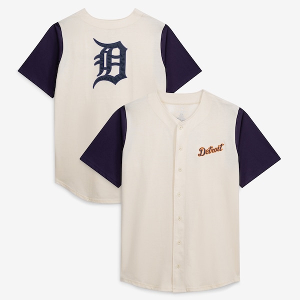 Detroit Tigers Profile BIG and Tall Full Button Jersey Cream 2025/26