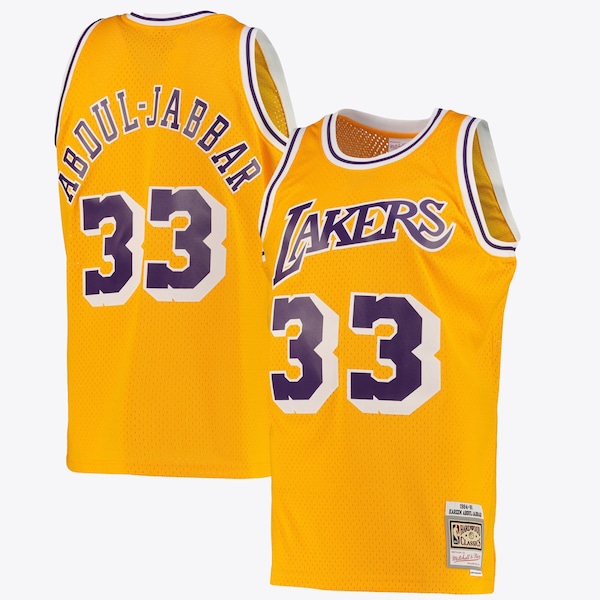 Los Angeles Lakers Swingman Road Trikot Kareem Abdul Jabbar von Mitchell and Ness 2025/26