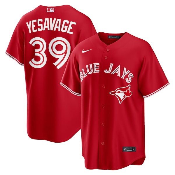 Trey Yesavage Toronto Blue Jays Nike Canada DAY Replica Jersey RED 2025/26