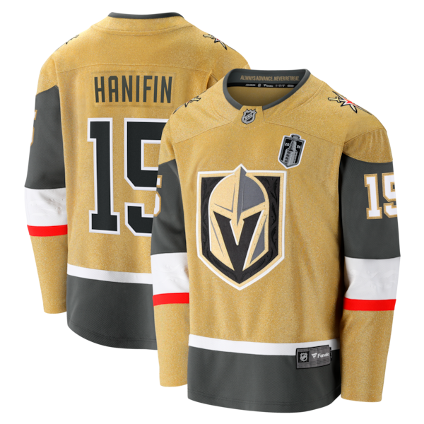 Noah Hanifin Vegas Golden Knights Fanatics 2026 Stanley CUP Final Breakaway Jersey Gold 2026