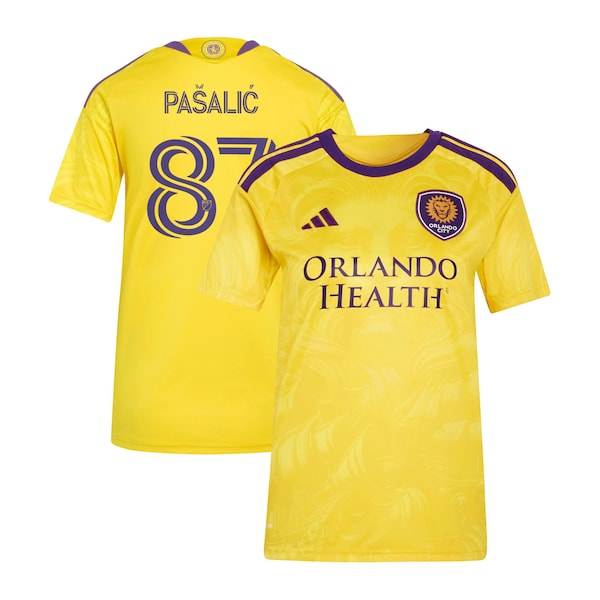 Adidas Marco Pasalic Gold Orlando City SC 2026 Sunken Treasure Kit Replica Jersey 2026