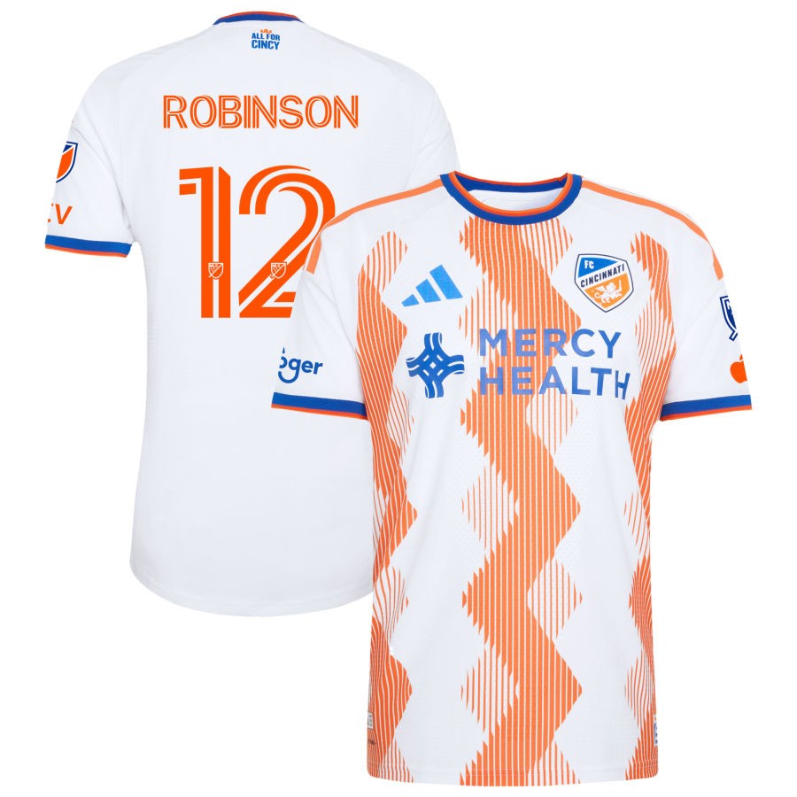 Miles Robinson FC Cincinnati Adidas Womens 2026 the Seven Hills KIT Replica Jersey White 2026