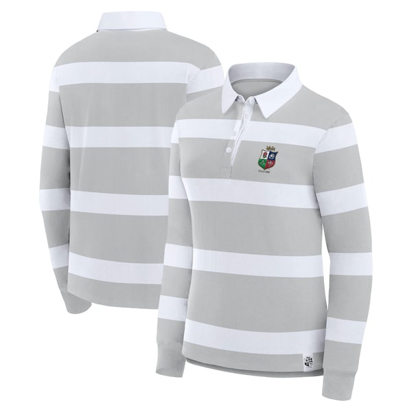 British and Irish Lions Langärmliges Rugby Shirt AUS Jersey MIT Streifen Grau 2026