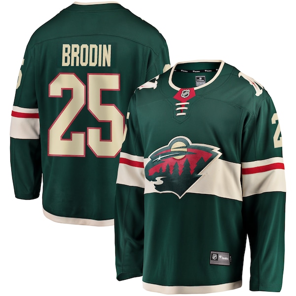 Jonas Brodin Minnesota Wild Fanatics Breakaway Jersey 2025/26