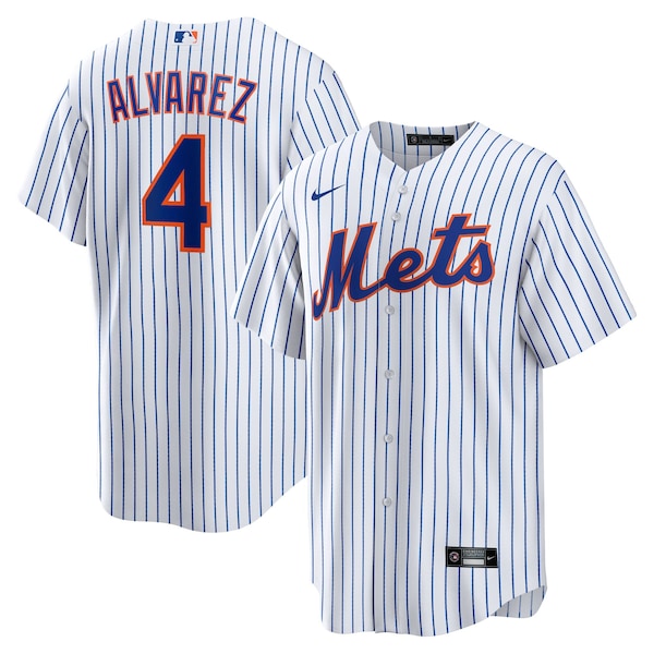 Francisco Alvarez NEW York Mets Nike Replica Player Jersey White 2026/27