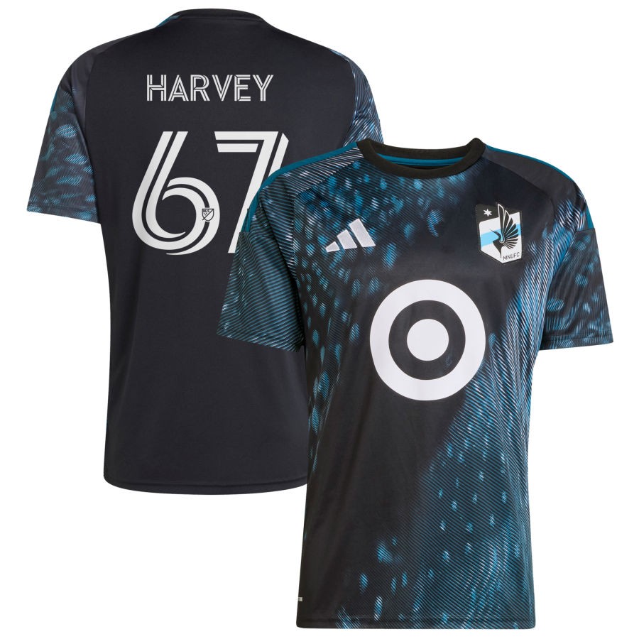 Joaquín Pereyra Minnesota United FC Adidas Youth 2026 the Decade KIT Replica Jersey Black 2026