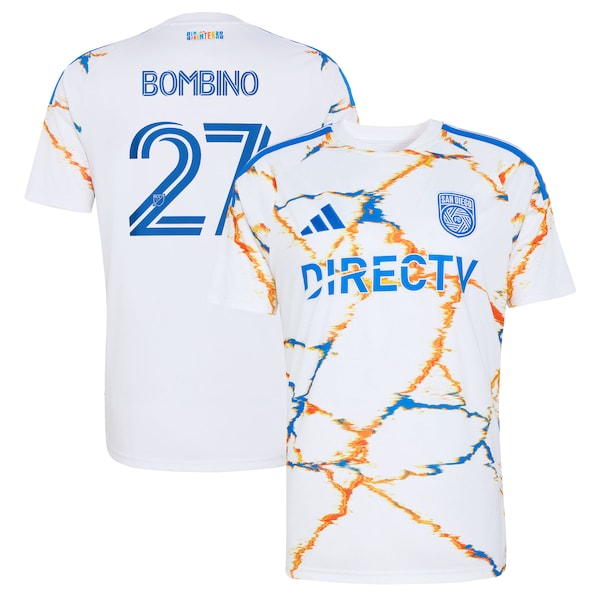 Luca Bombino San Diego FC Adidas 2026 Unprecedented Unity Kit Replica Jersey 2026