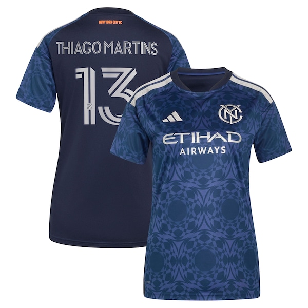Adidas Thiago Martins Blue New York City FC 2026 the All Nations Kit Replica Jersey 2026
