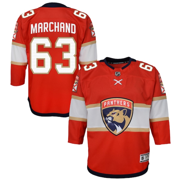 Brad Marchand Florida Panthers Outerstuff Premier Player Jersey RED 2025/26
