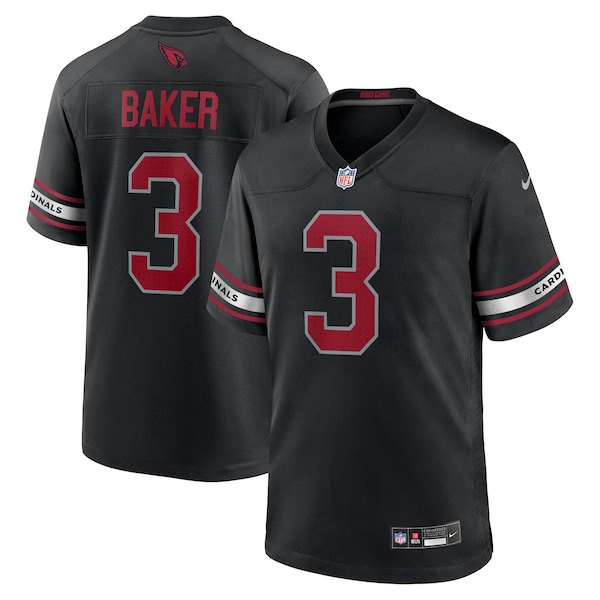 Budda Baker Arizona Cardinals Nike Game Jersey Black 2025/26
