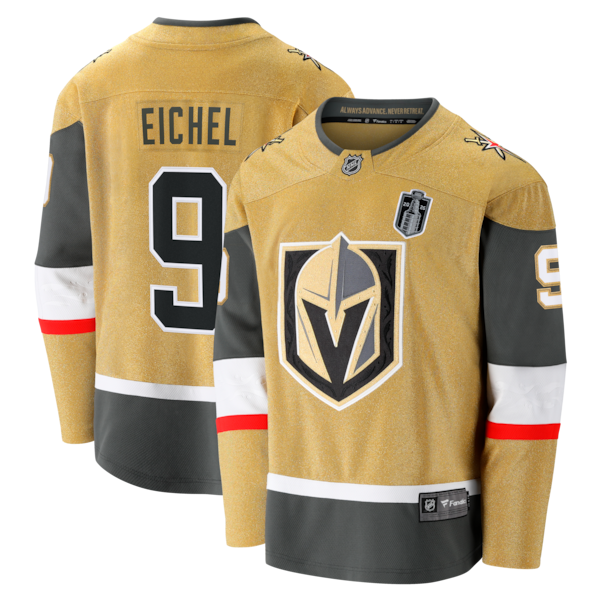 Jack Eichel Vegas Golden Knights Fanatics 2026 Stanley CUP Final Breakaway Jersey Gold 2026