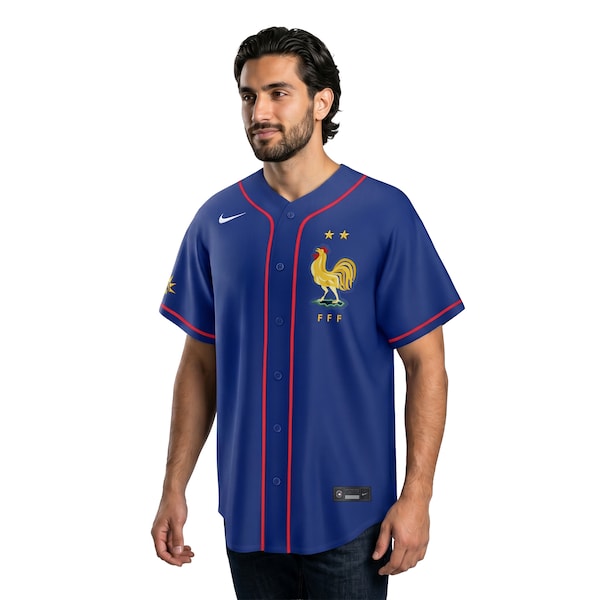 Fifa World CUP 2026 Outerstuff France Hockey Jersey Navy 2026