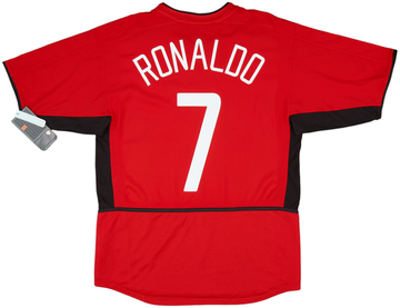 Manchester United Home Shirt 2002/04