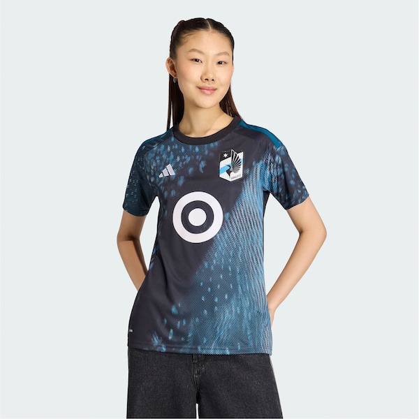 Minnesota United FC Adidas Womens 2026 the Decade KIT Replica Jersey Black 2026
