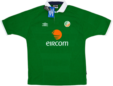 Irlande Maillot domicile 2000/01