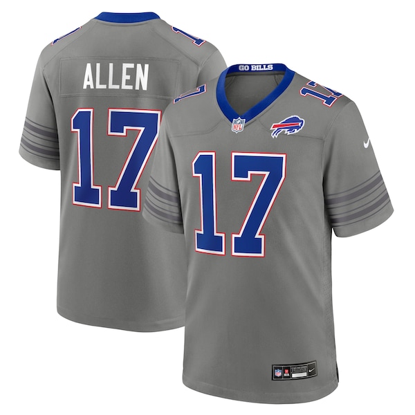 Josh Allen Buffalo Bills Nike Nickel City Game Jersey Gray 2026/27